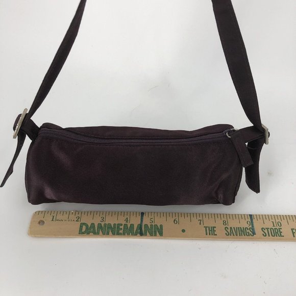 Mini Satin Evening Bags Lot of 2 Black Liz Claiborne Wine Rhinestone Buckles - Picture 4 of 15